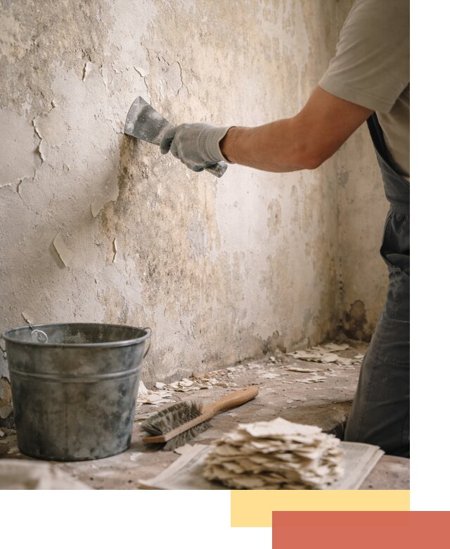 Удаление старой краски со стен в Норильске качественно и быстро