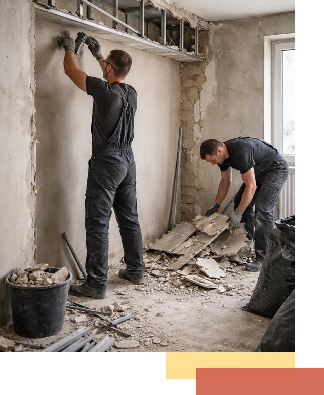 Демонтаж короба из гипсокартона в Норильске быстро и аккуратно