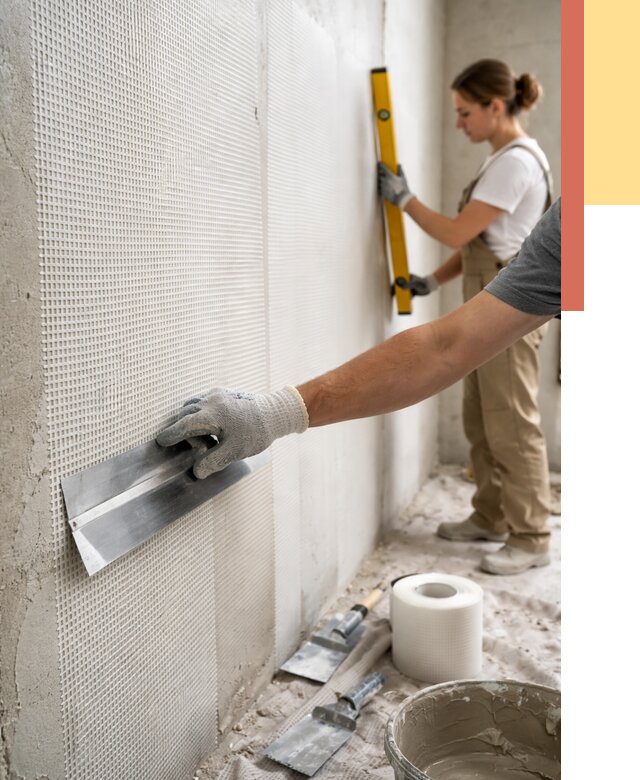 Армирование стен стеклосеткой в Норильске от 3323 руб. под ключ | ОТДЕЛОЧНИК-Нрл