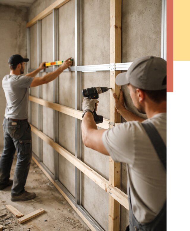 Устройство обрешетки под панели в Норильске от 2181 руб. — монтаж под ключ | ОТДЕЛОЧНИК-Нрл