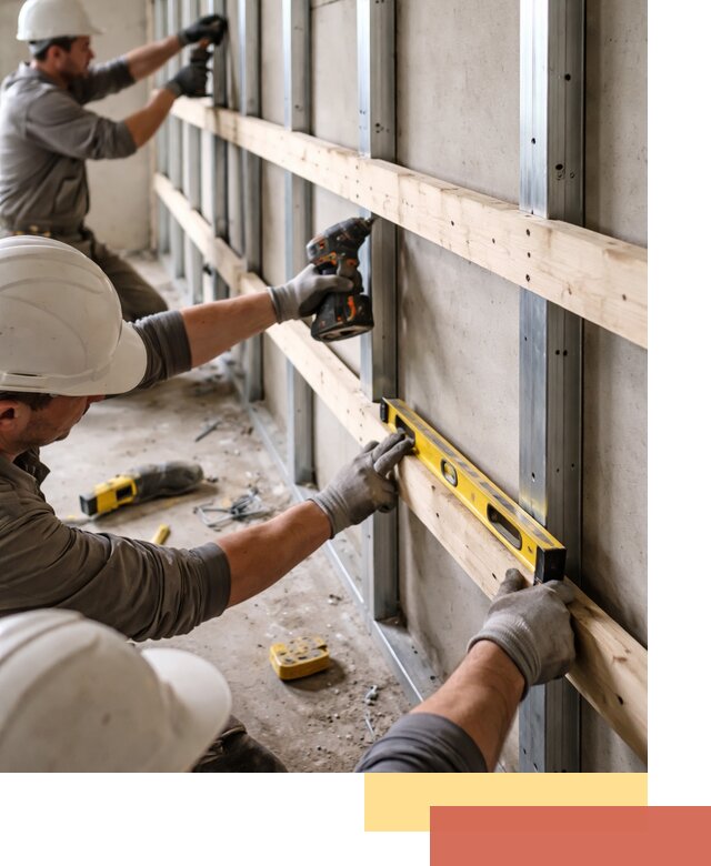 Устройство обрешетки под панели в Норильске