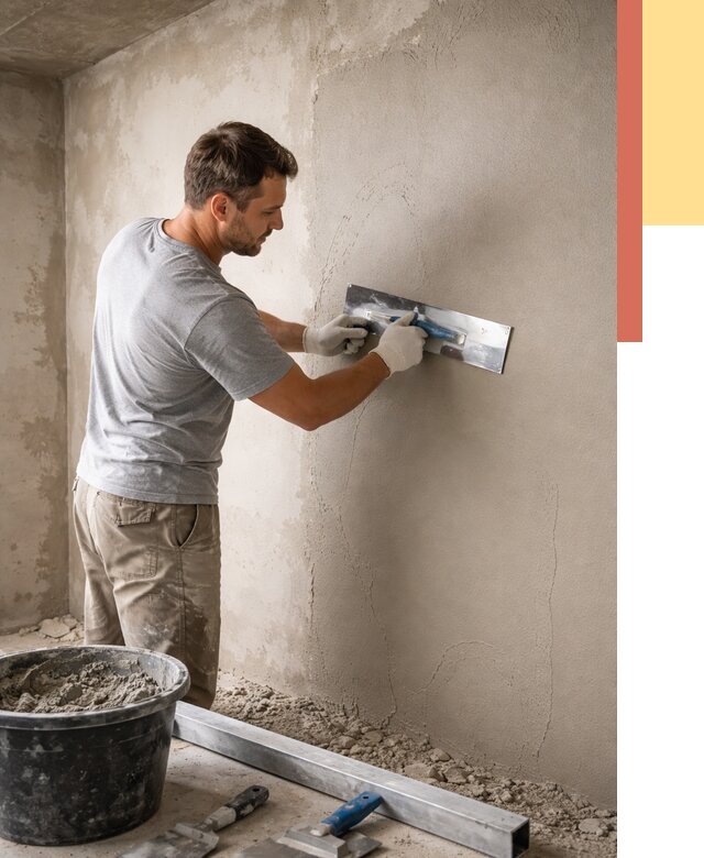 Штукатурка стен без маяков в Норильске от 7477 руб/м2 — услуги и цена | ОТДЕЛОЧНИК-Нрл