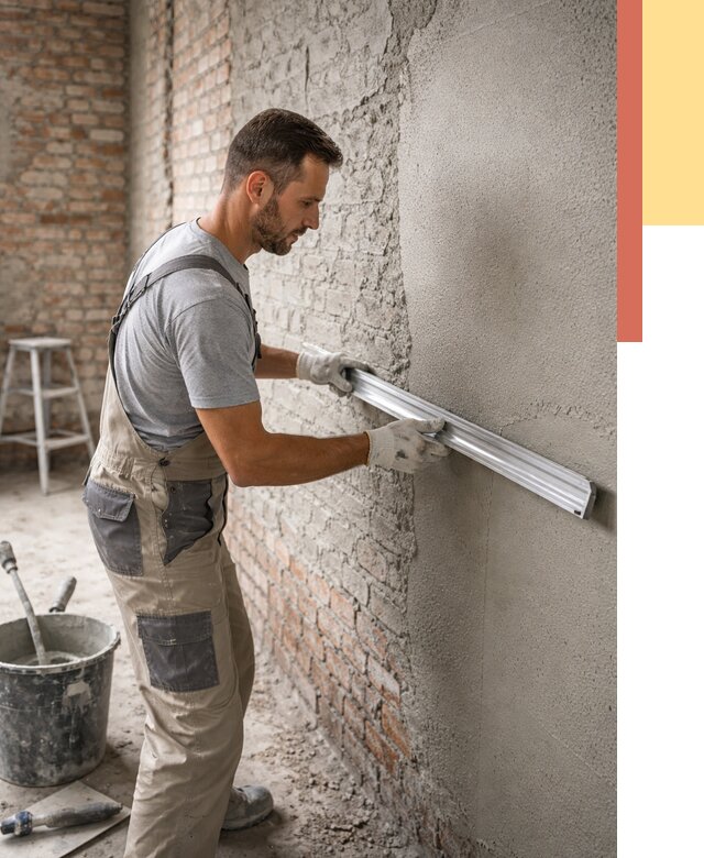 Штукатурка кирпичных стен в Норильске от 4673 руб/м2 — быстро и недорого | ОТДЕЛОЧНИК-Нрл