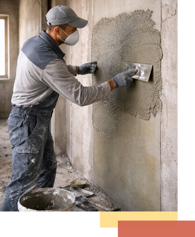 Штукатурка стен по сетке в Норильске под ключ качественно и быстро