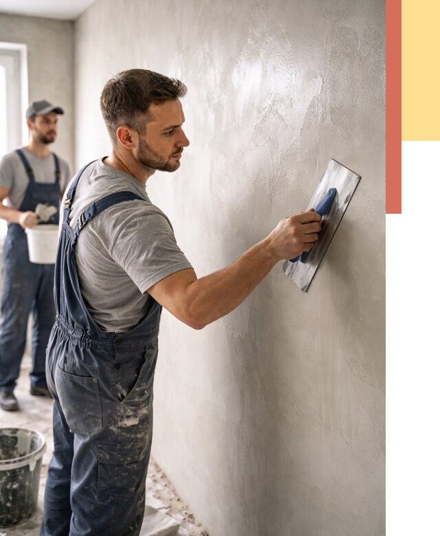 Глянцевание штукатурки стен в Норильске от 7789 руб. — услуги и затирка | ОТДЕЛОЧНИК-Нрл