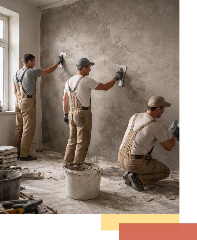 Декоративная штукатурка под бетон в Норильске для стен и потолков