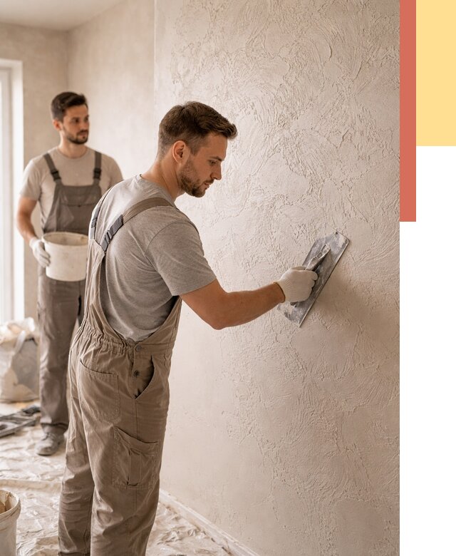 Фактурная штукатурка стен в Норильске от 4362 руб./м² — заказать под ключ | ОТДЕЛОЧНИК-Нрл