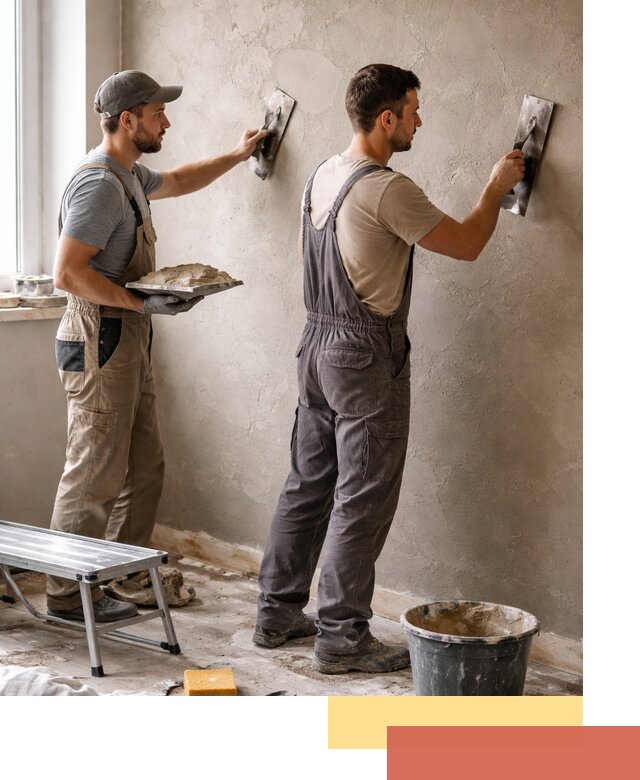 Ремонт декоративной штукатурки и восстановление фактуры в Норильске