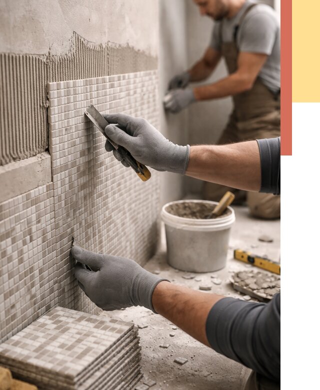 Облицовка стен мозаикой в Норильске от 3323 руб/м2 — укладка мозаики на стены | ОТДЕЛОЧНИК-Нрл