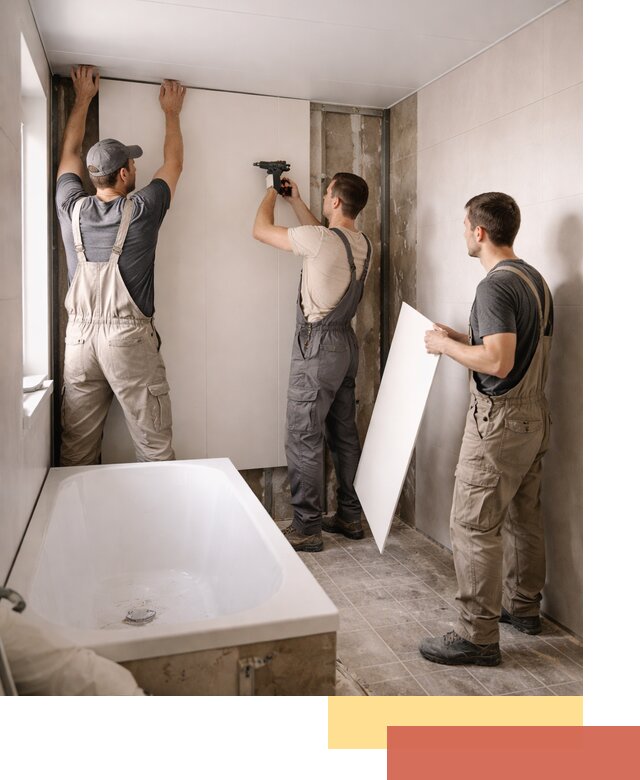 Отделка ванной панели ПВХ профессионально в Норильске