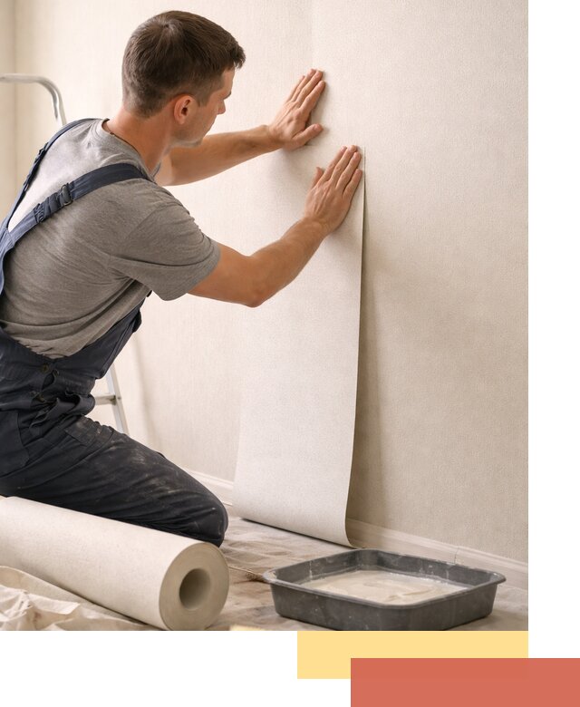 Поклейка флизелиновых обоев в Норильске качественно и быстро