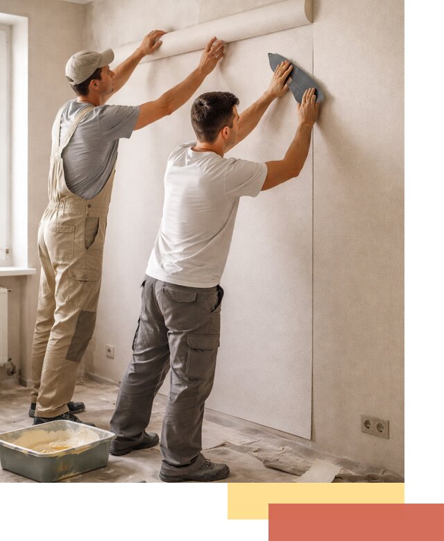 Поклейка виниловых обоев в Норильске профессионально и качественно