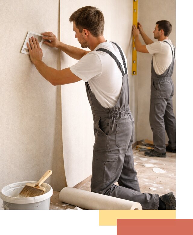 Поклейка бумажных обоев в Норильске качественно и недорого