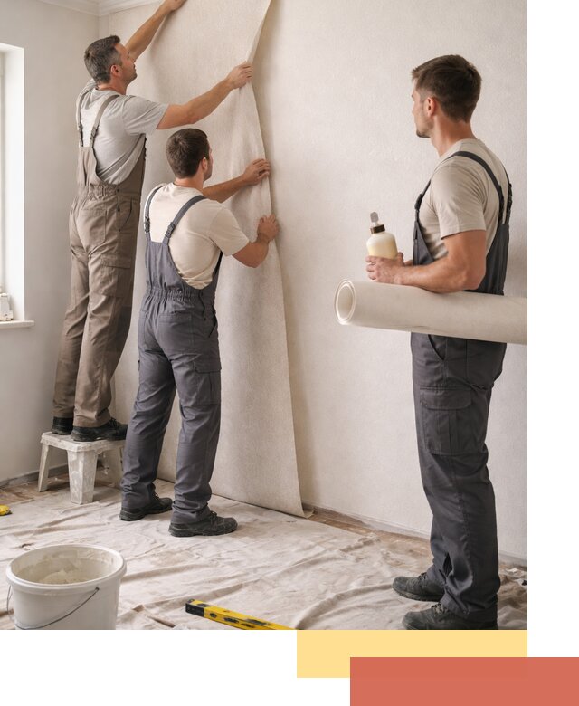 Оклейка стен обоями в Норильске — качественно и профессионально