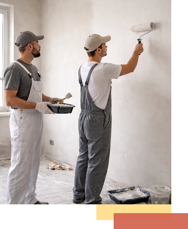 Покраска стен водоэмульсионной краской в Норильске