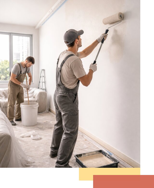 Покраска стен в офисе в Норильске — быстрый и качественный ремонт