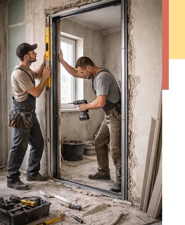 Закладка дверного проема в Норильске от 3635 руб. — быстро и недорого | ОТДЕЛОЧНИК-Нрл