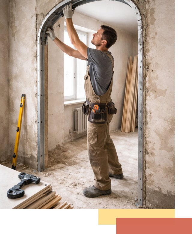 Устройство арочного проема в Норильске под ключ