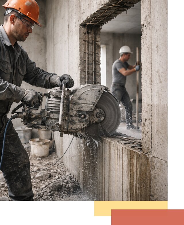 Алмазная резка проемов в Норильске быстро и точно