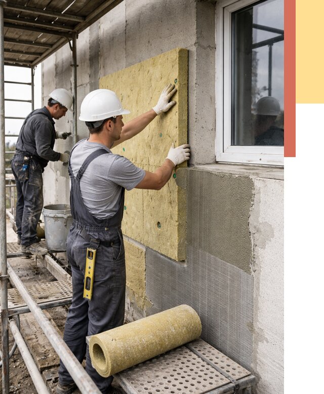 Утепление стен в Норильске от 4466 руб. под ключ — быстро и недорого | ОТДЕЛОЧНИК-Нрл