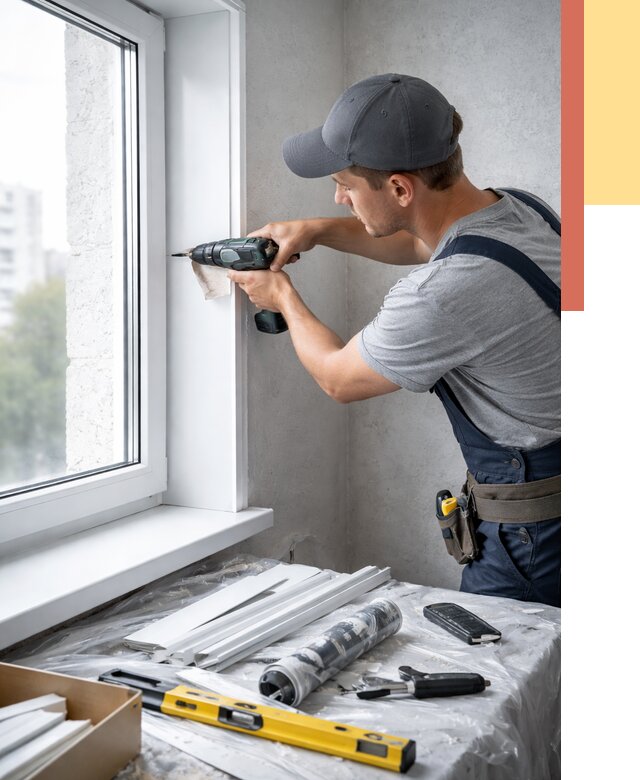 Установка пластиковых откосов в Норильске от 2337 руб. | ОТДЕЛОЧНИК-Нрл монтаж, быстро и недорого