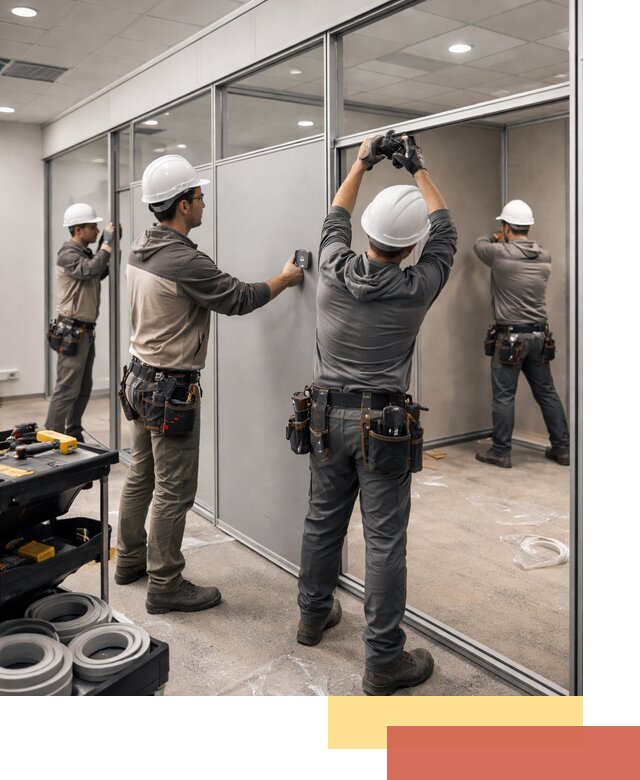 Мобильные офисные перегородки под ключ в Норильске