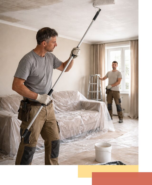 Грунтовка потолка в Норильске — подготовка под покраску и отделку