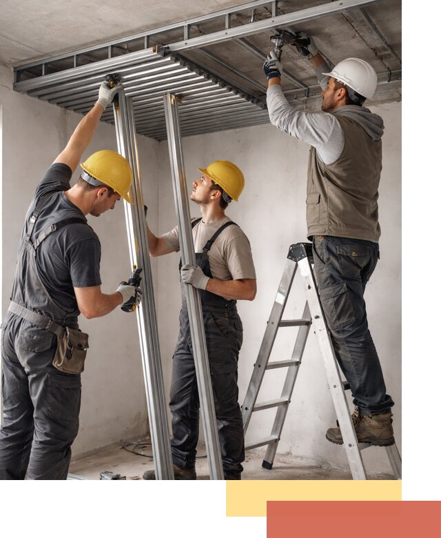 Монтаж реечного потолка под ключ в Норильске