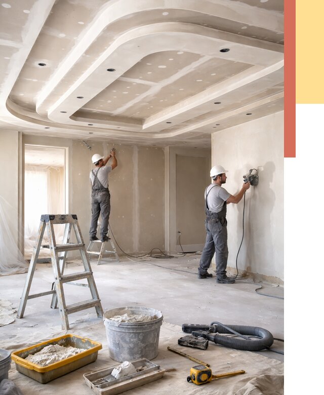 Многоуровневый потолок из гипсокартона в Норильске от 779 руб. под ключ | ОТДЕЛОЧНИК-Нрл