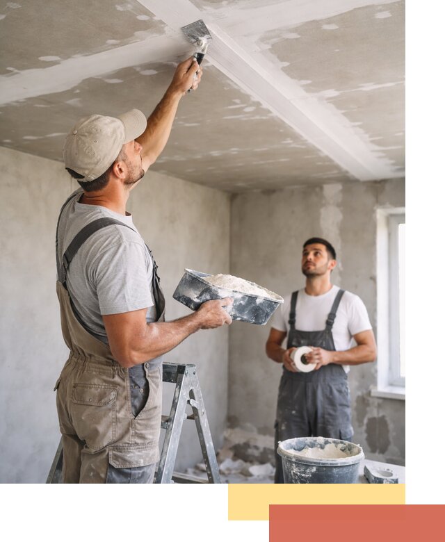 Обработка швов потолка ГКЛ в Норильске: качественная заделка и шпатлевка