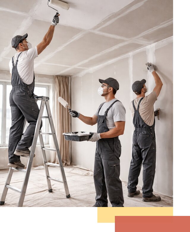 Покраска потолка из гипсокартона в Норильске качественно и недорого