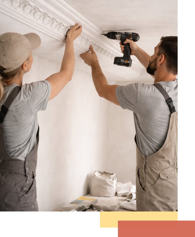 Профессиональный монтаж лепнины на потолок в Норильске