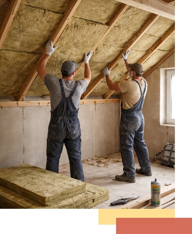 Утепление потолка минеральной ватой в Норильске