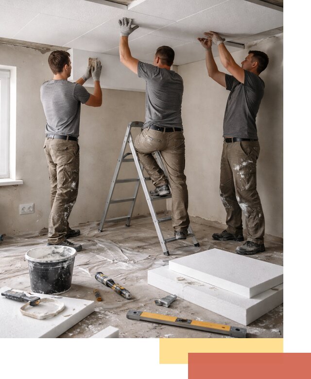 Утепление потолка пенопластом в Норильске быстро и качественно